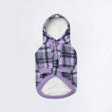 Purple Plaid Hoodie