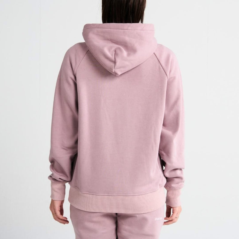 Essentiële menselijke hoodie - Paars Taupe