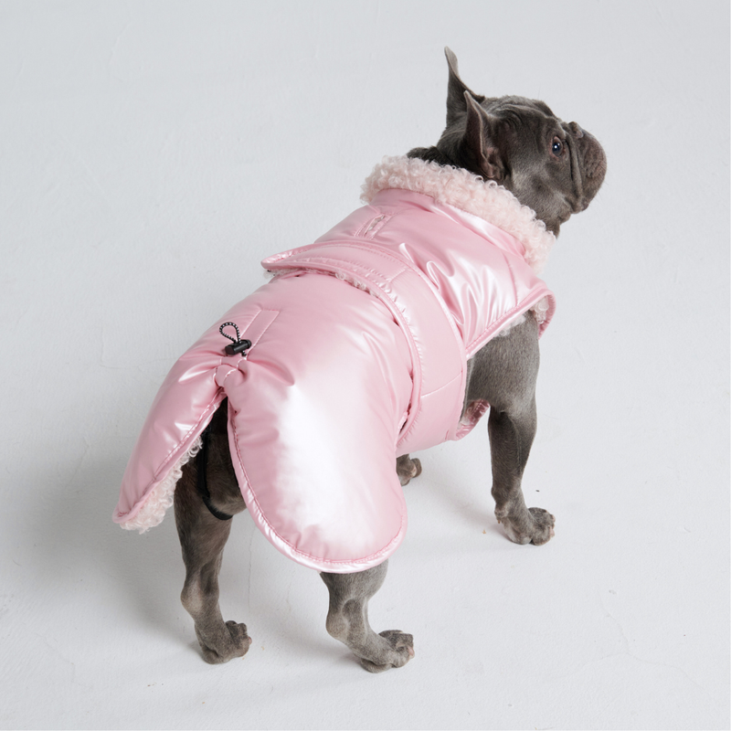 Slip-on Insulated Jacket - Metallic Pink