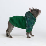 Forest Camo Dog Hoodie