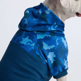 Blue Camo Hondenhoodie