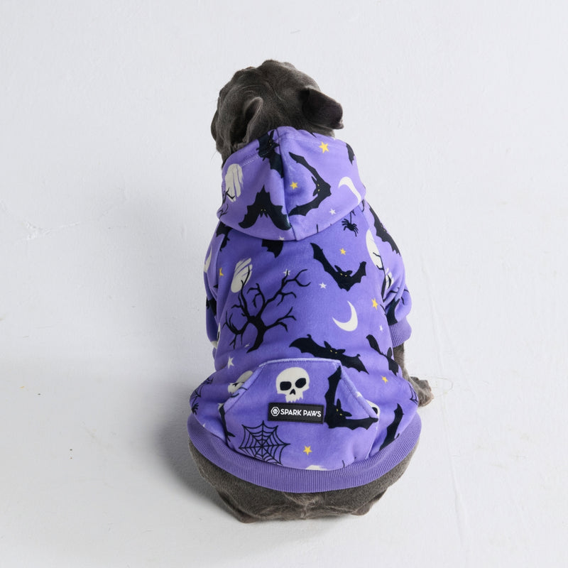 Halloween Honden Hoodie - Paars