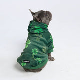 St. Patty's Hondenhoodie - Donkergroen