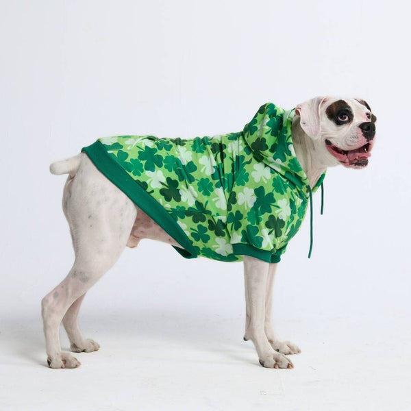 St. Patty's Hondenhoodie - Klavertjes