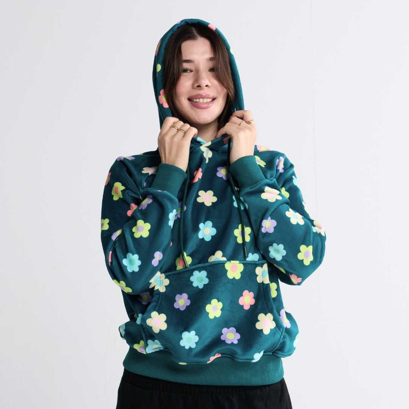 Daisy Mensen-Hoodie - Groen