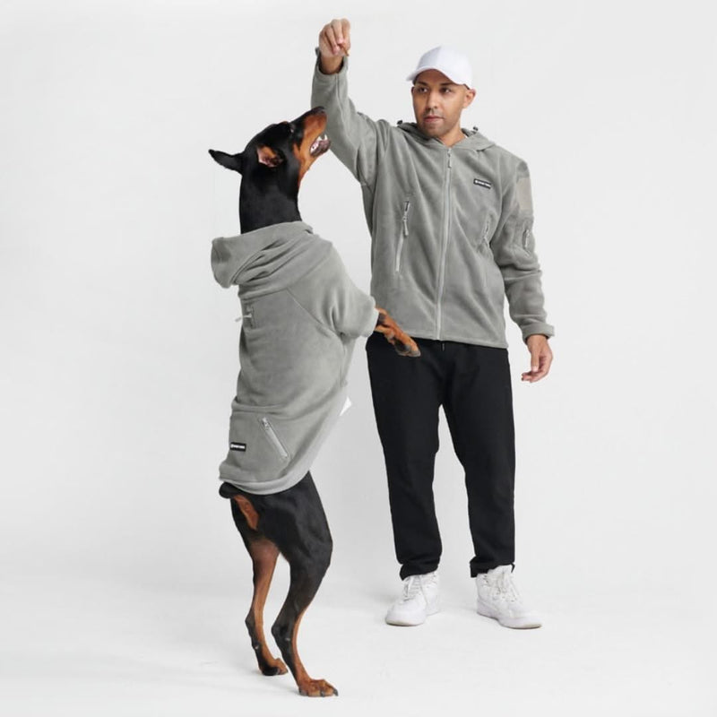 CozyFlex Utility Human Hoodie - Grey